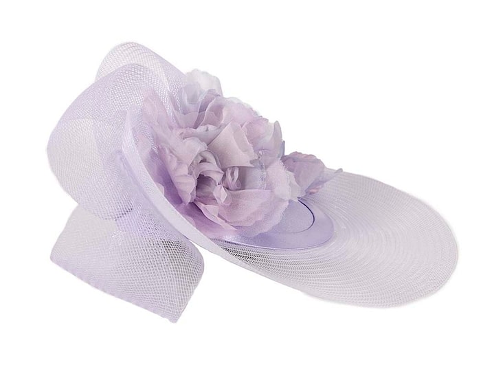 Fascinators Online - Lilac cocktail hat by Cupids Millinery