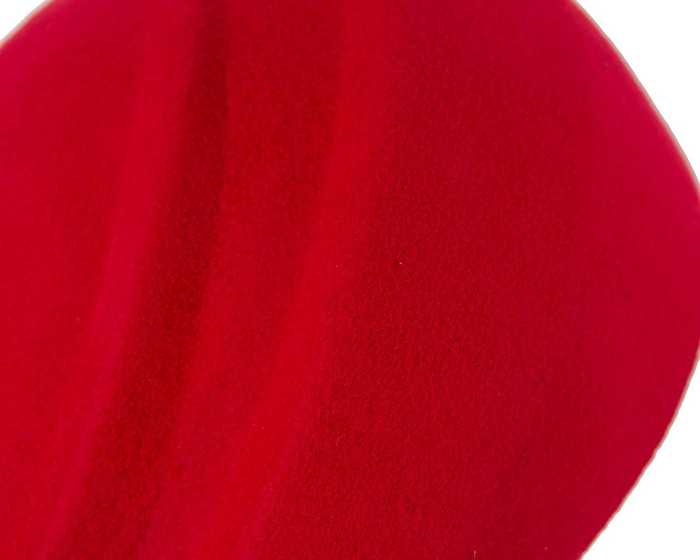 Fascinators Online - Designers red felt hat by Max Alexander