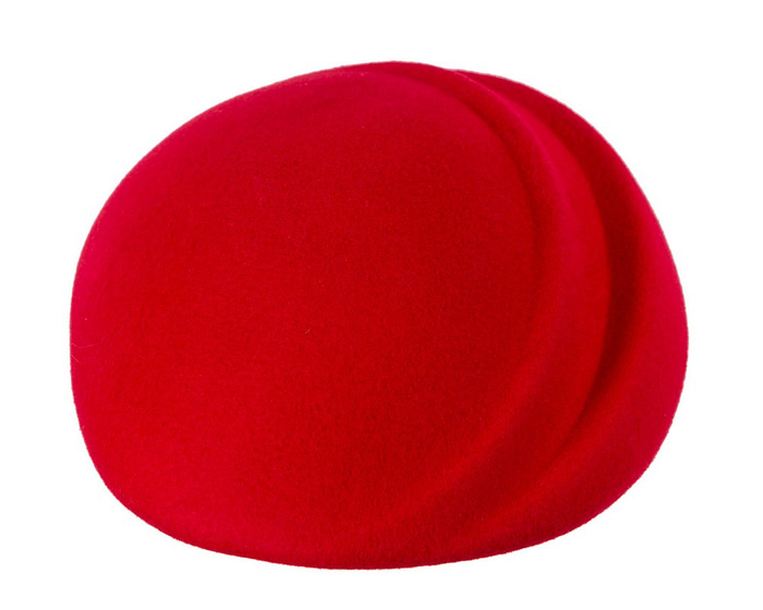 Fascinators Online - Designers red felt hat by Max Alexander