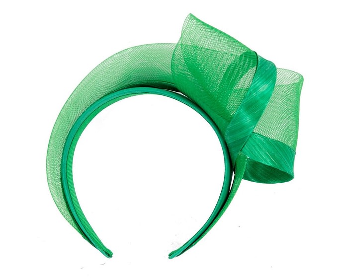 Fascinators Online - Green racing fascinator headband by Fillies Collection