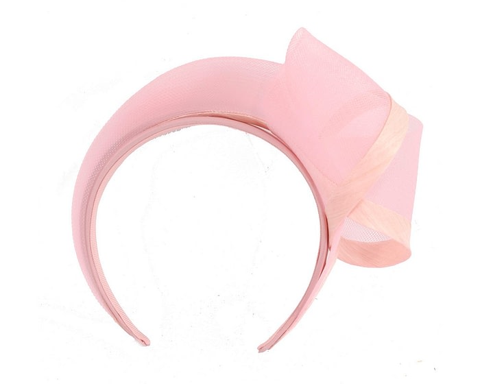 Fascinators Online - Pink racing fascinator headband by Fillies Collection