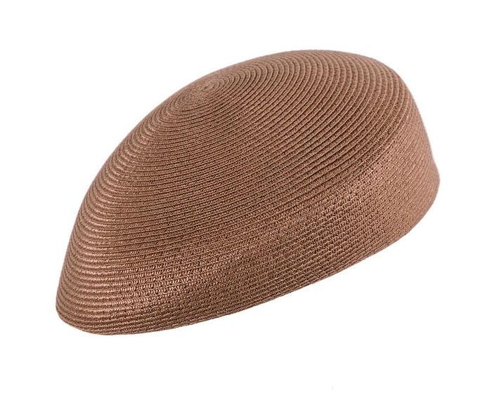 Fascinators Online - Brown beret hat by Max Alexander
