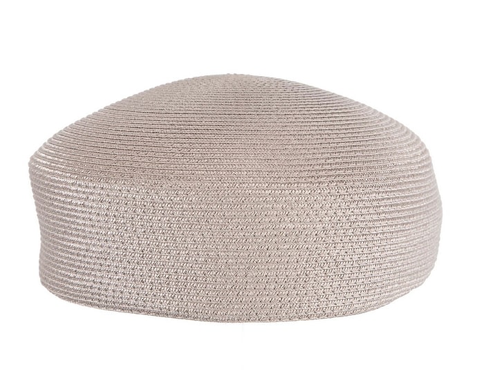 Fascinators Online - Silver beret hat by Max Alexander