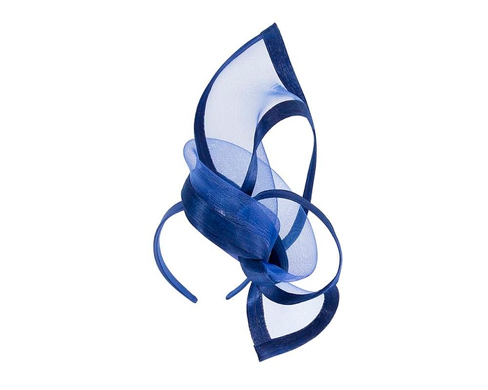 Fascinators Online - Edgy royal blue fascinator by Fillies Collection