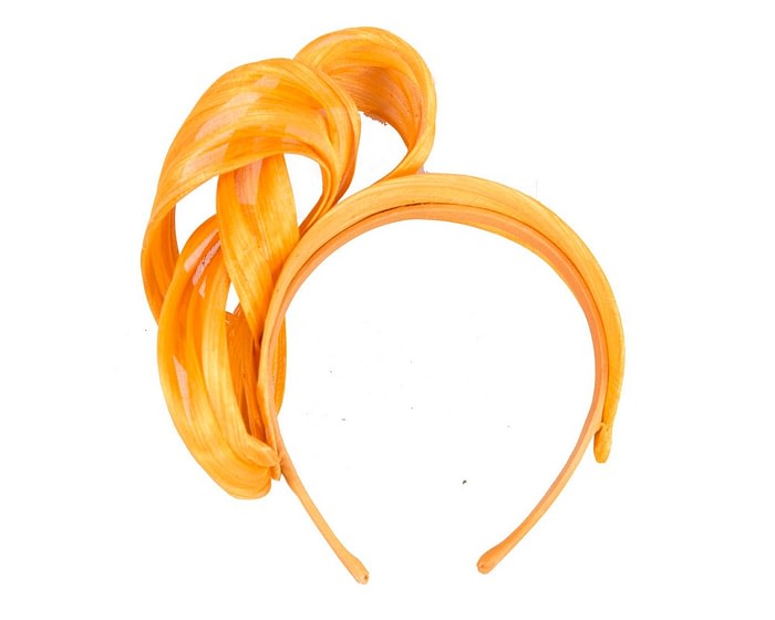Fascinators Online - Orange retro headband fascinator by Fillies Collection
