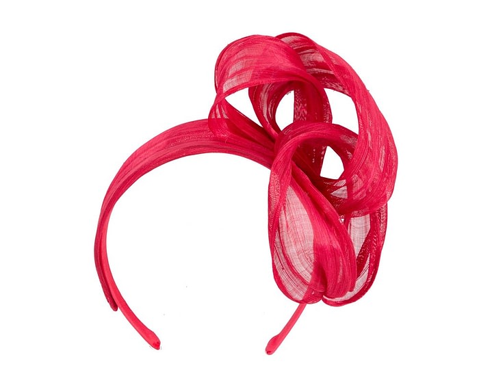 Fascinators Online - Red retro headband fascinator by Fillies Collection
