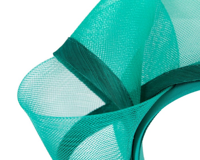 Fascinators Online - Teal Green racing fascinator headband by Fillies Collection