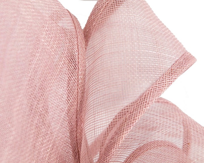 Fascinators Online - Large dusty pink fascinator by Max Alexander