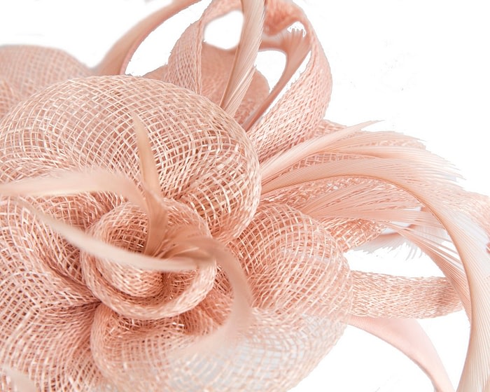 Fascinators Online - Blush flower fascinator by Max Alexander