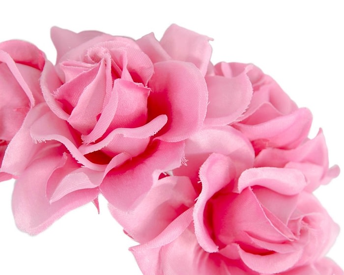 Fascinators Online - Hot pink flower headband fascinator by Max Alexander