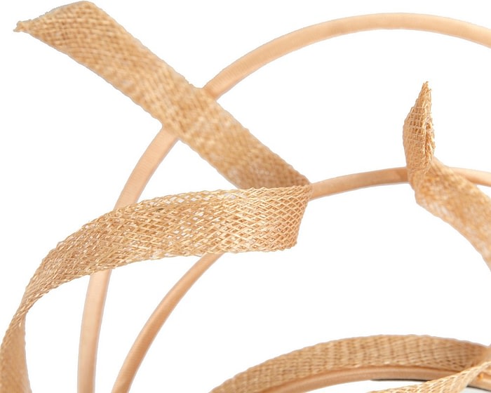 Fascinators Online - Gold crown fascinator headband