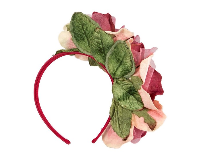 Fascinators Online - Multi-color flower headband by Max Alexander