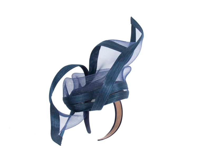Edgy navy fascinator by Fillies Collection - Fascinators Online Edgy navy fascinator by Fillies Collection - Image 6