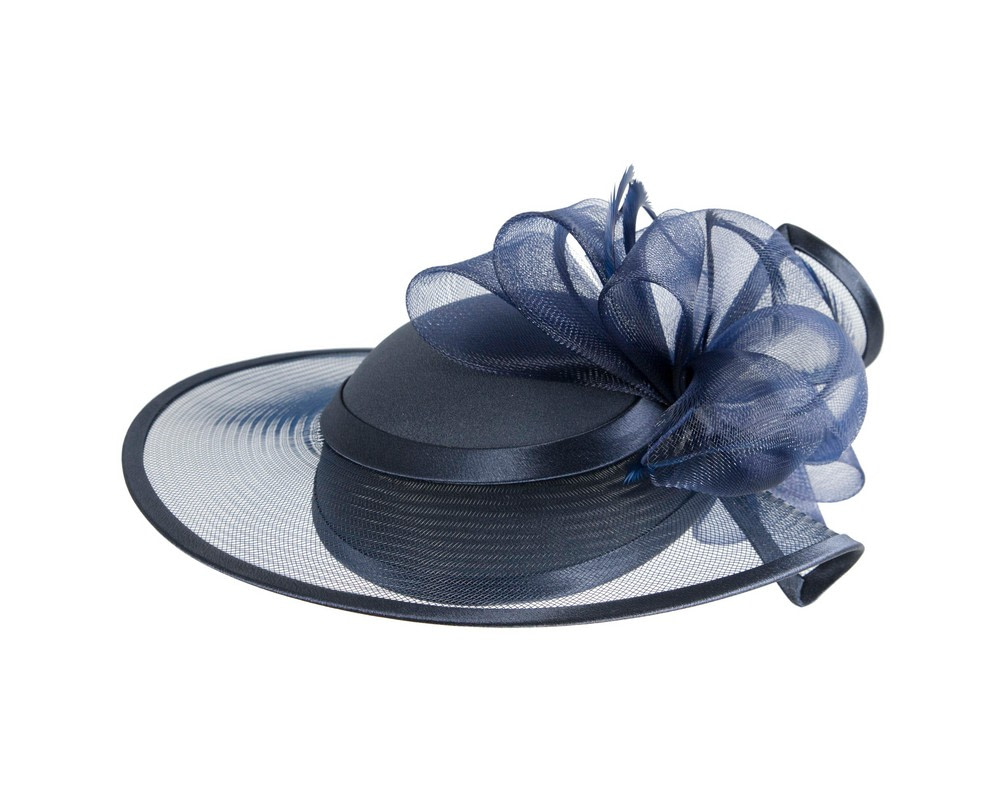 Navy Mother of the Bride Wedding Hat custom made to order - Hats From OZ Navy Mother of the Bride Wedding Hat custom made to order - Image 3
