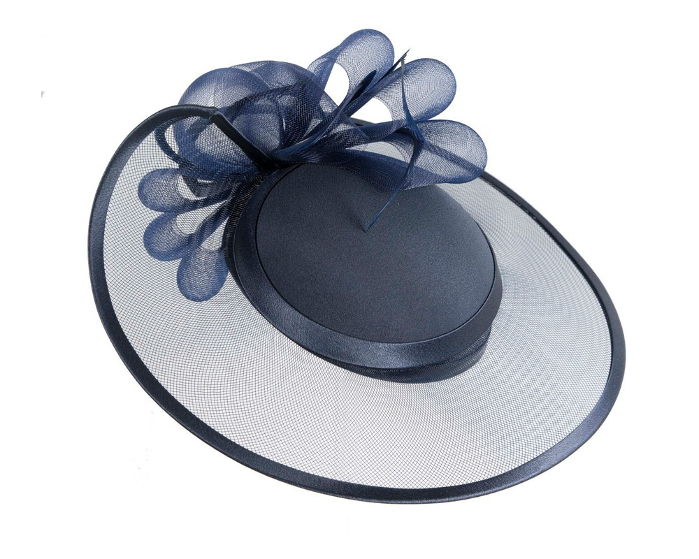 Navy Mother of the Bride Wedding Hat custom made to order - Hats From OZ Navy Mother of the Bride Wedding Hat custom made to order - Image 2