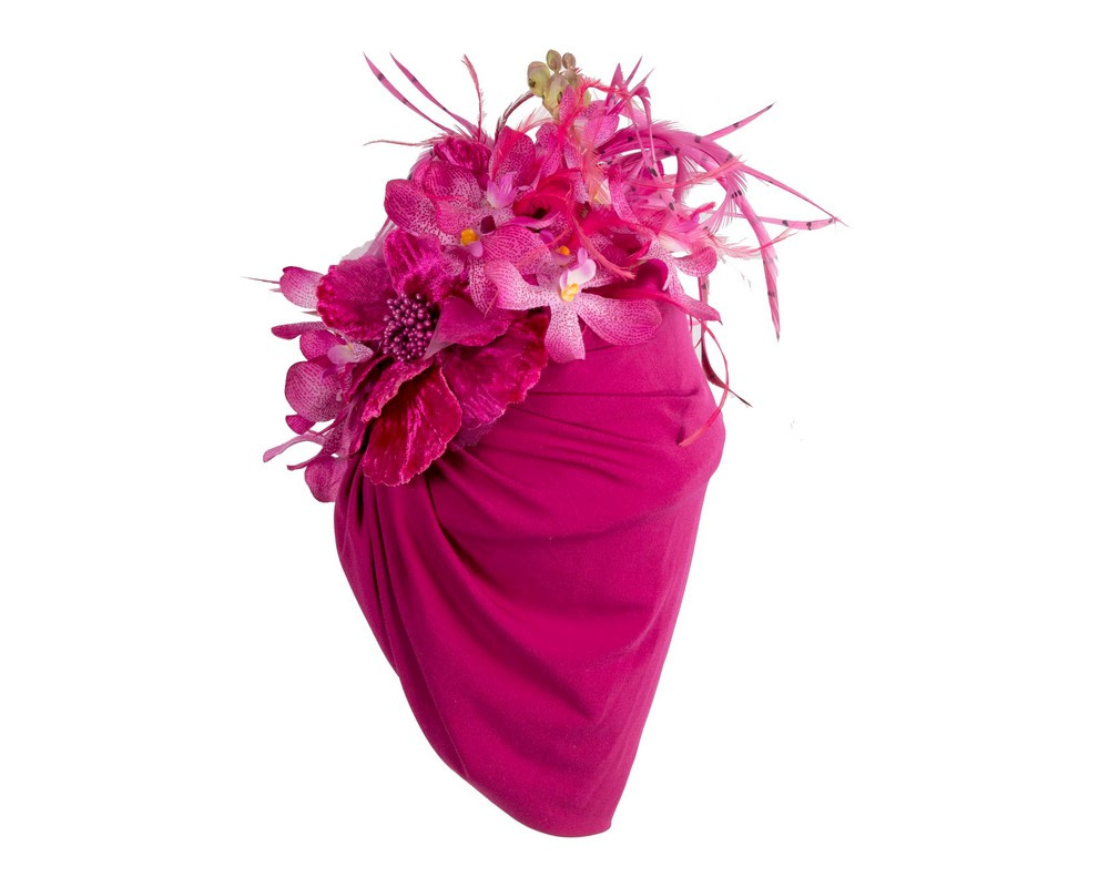 One of a Kind Luxury Turban Headpiece by Cupids Millinery - Hats From OZ One of a Kind Luxury Turban Headpiece by Cupids Millinery - Image 4