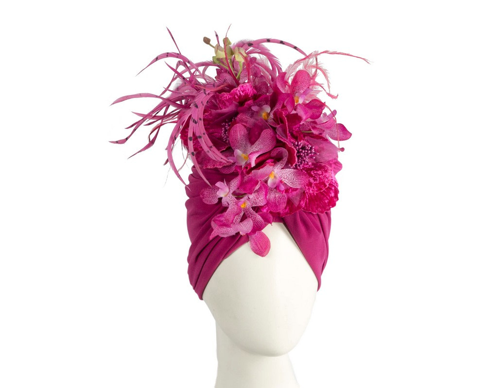 One of a Kind Luxury Turban Headpiece by Cupids Millinery - Hats From OZ One of a Kind Luxury Turban Headpiece by Cupids Millinery