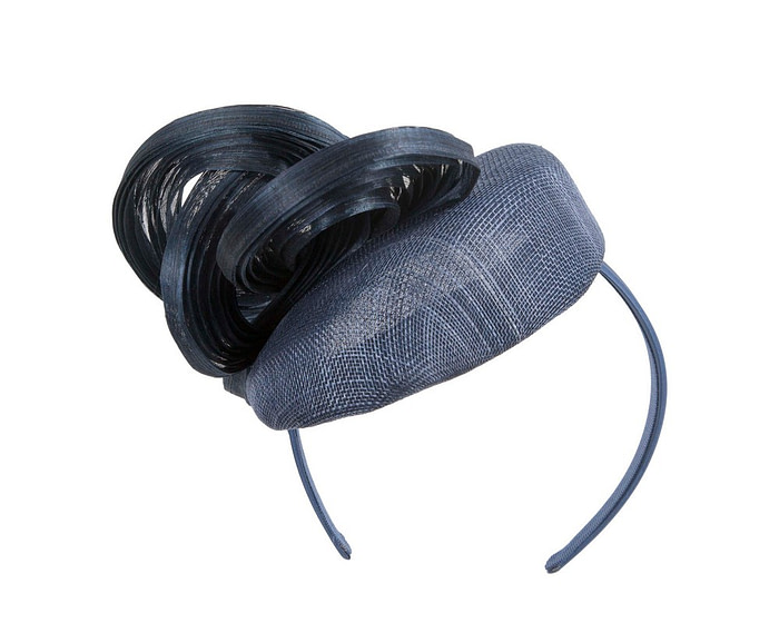 Exclusive navy pillbox fascinator by Fillies Collection - Image 6