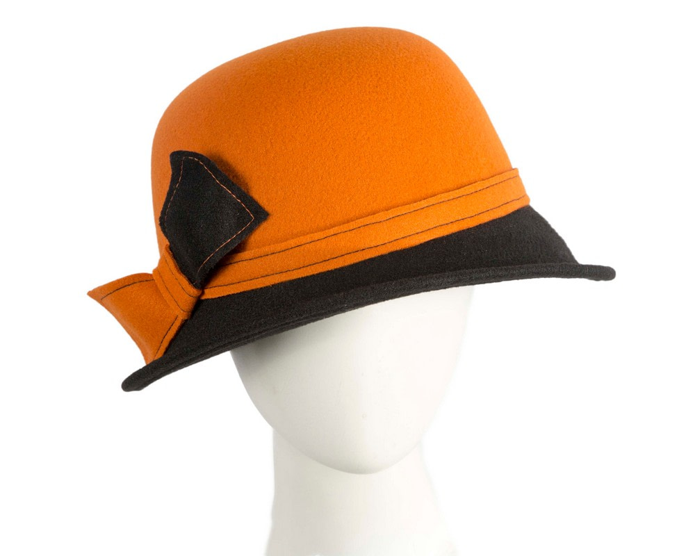 Orange & Black Winter Fashion Hat by Max Alexander - Hats From OZ | J454ORB Orange & Black Winter Fashion Hat by Max Alexander - Hats From OZ