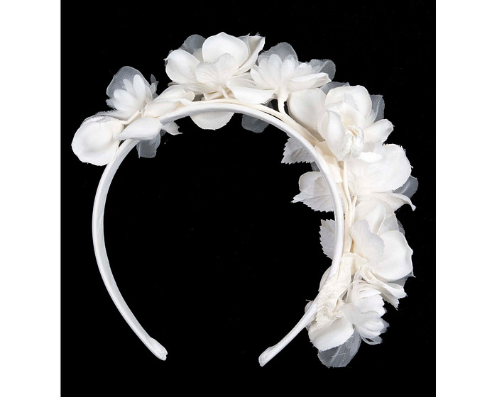 Cream flower headband by Max Alexander - Image 4
