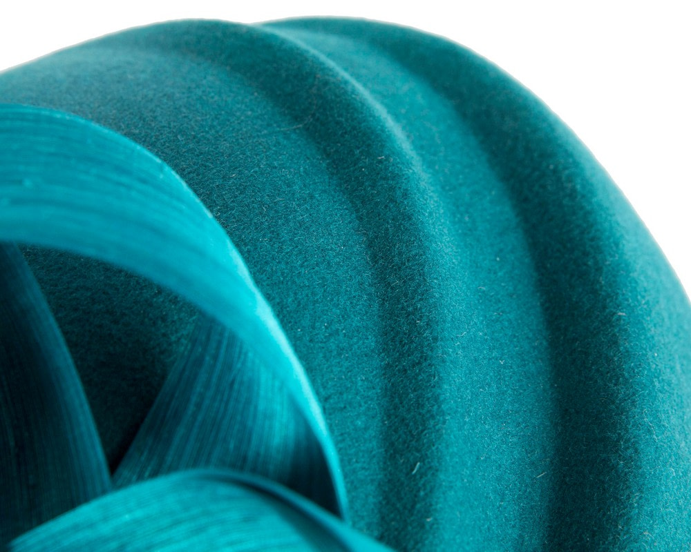 Teal green winter fashion beret hat with loops by Fillies Collection - Hats From OZ Teal green winter fashion beret hat with loops by Fillies Collection - Image 5