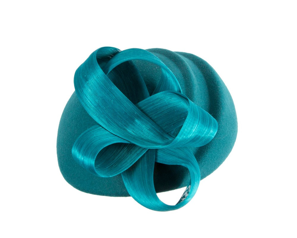 Teal green winter fashion beret hat with loops by Fillies Collection - Hats From OZ Teal green winter fashion beret hat with loops by Fillies Collection - Image 4