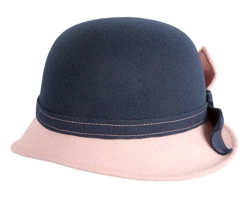 Navy & Pink Winter Fashion Hat by Max Alexander - Hats From OZ Navy & Pink Winter Fashion Hat by Max Alexander - Image 6