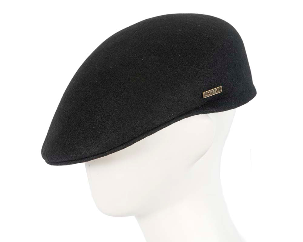 Black Australian Felt Drivers Cap by Jacaru - Hats From OZ