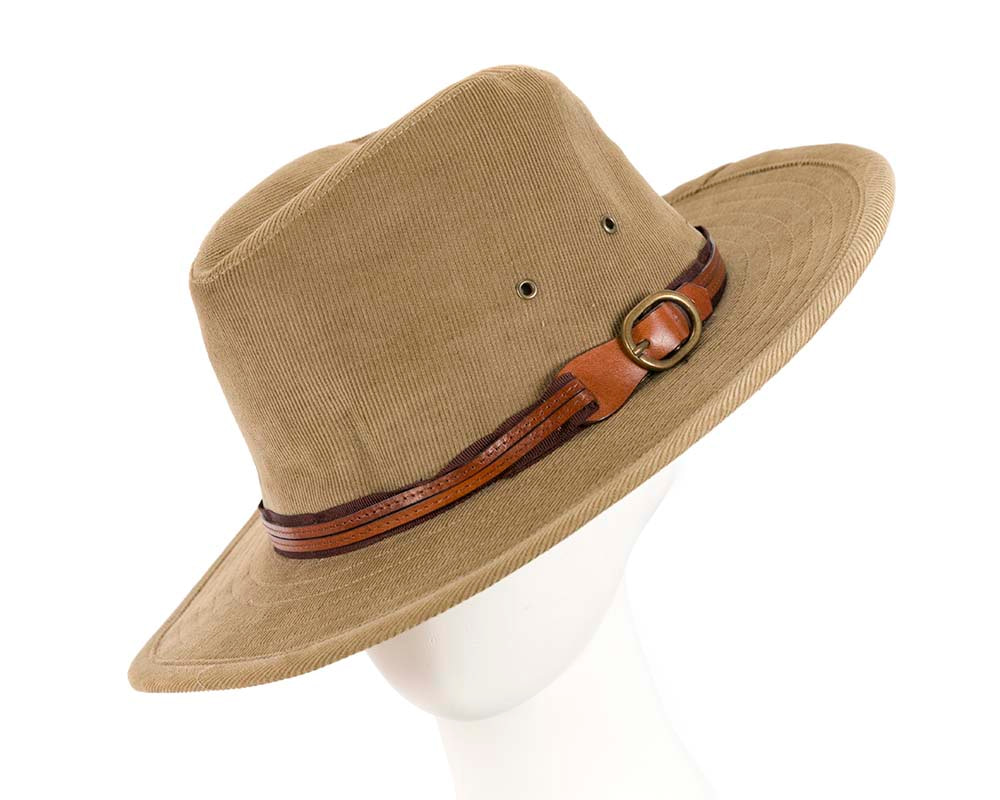 Sand corduroy Sheriff's Hat M129S - Hats From OZ