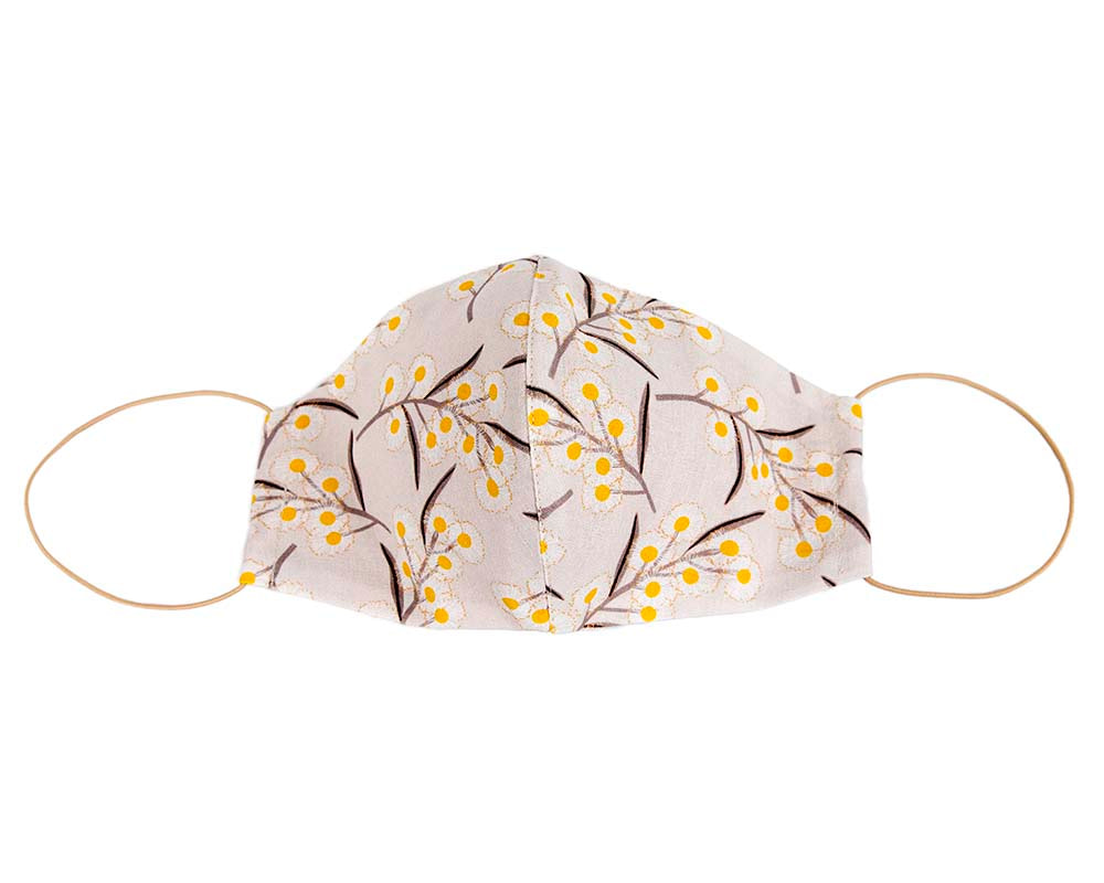 Comfortable re-usable cotton face mask with flowers 111 - Hats From OZ