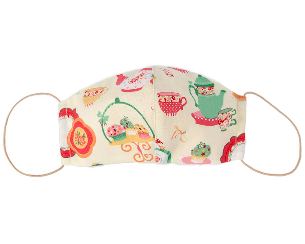 Comfortable re-usable cotton face mask kitchen tea - Hats From OZ