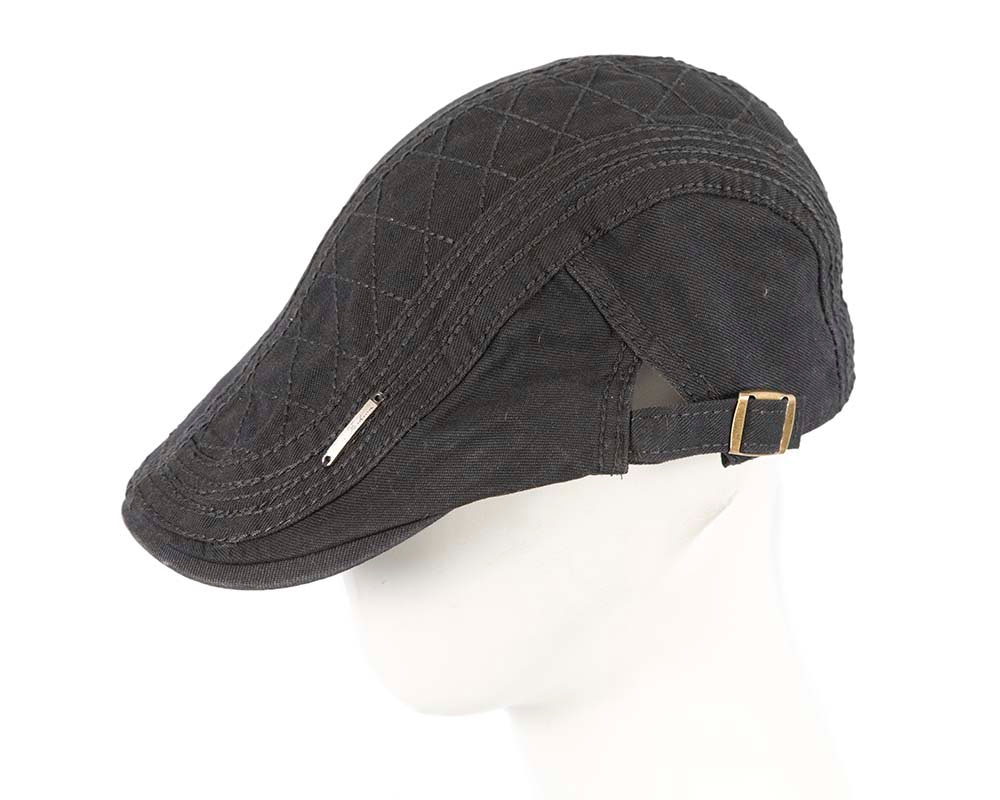 Black flat cap by Max Alexander - Hats From OZ