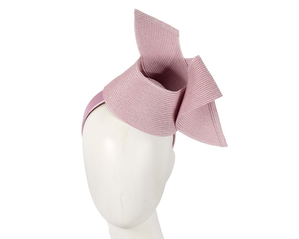 Modern dusty pink fascinator by Max Alexander - Hats From OZ