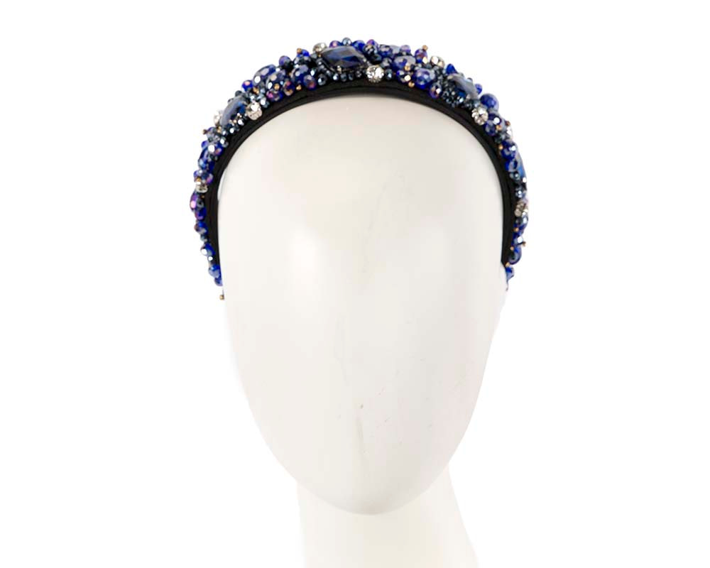 Crystal covered fascinator headband by Cupids Millinery - Hats From OZ