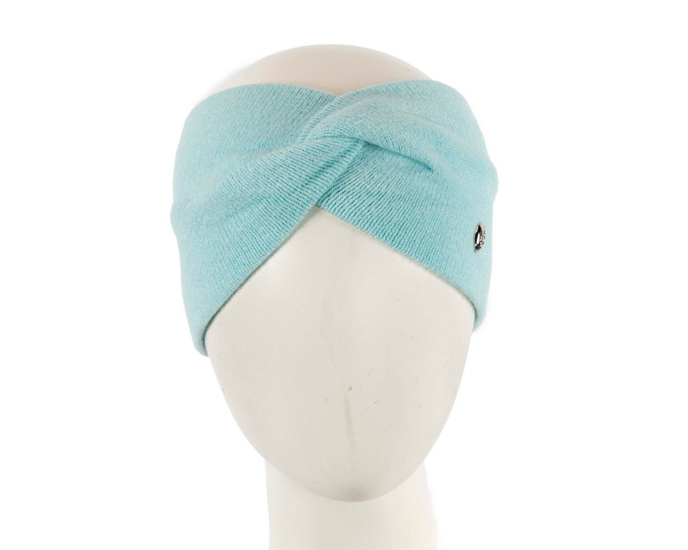 Light blue European Made woolen headband - Hats From OZ