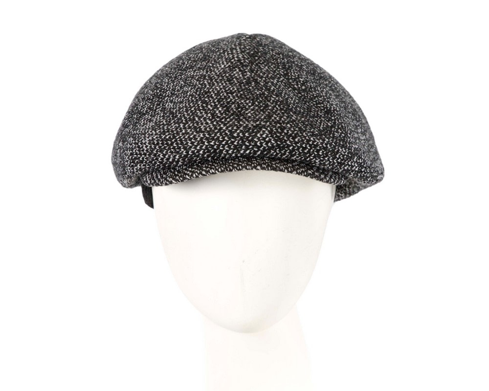 Warm charcoal wool winter fashion beret by Max Alexander JR015 - Hats From OZ