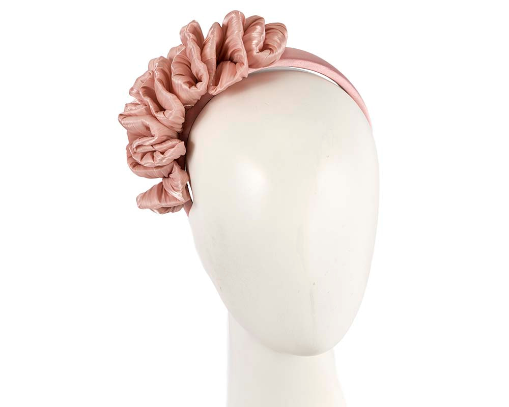 Dusty pink fascinator headband - Hats From OZ