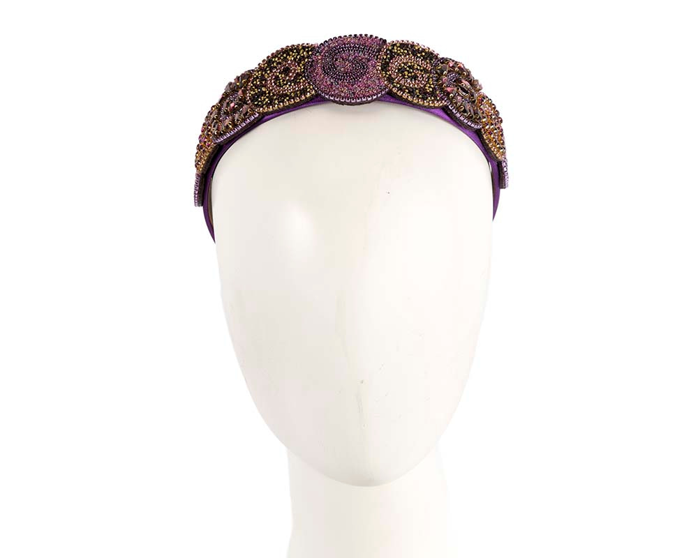 Unusual multi-tone headband fascinator CU448PR - Hats From OZ