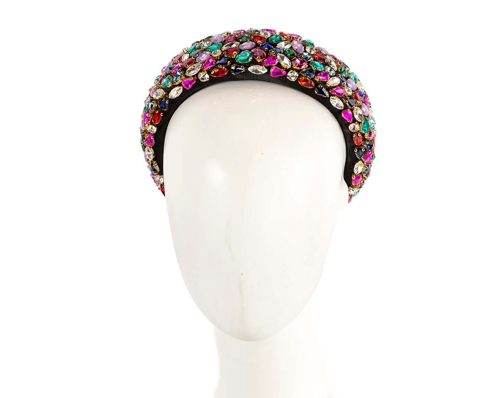 Crystal covered fascinator headband by Max Alexander - Hats From OZ