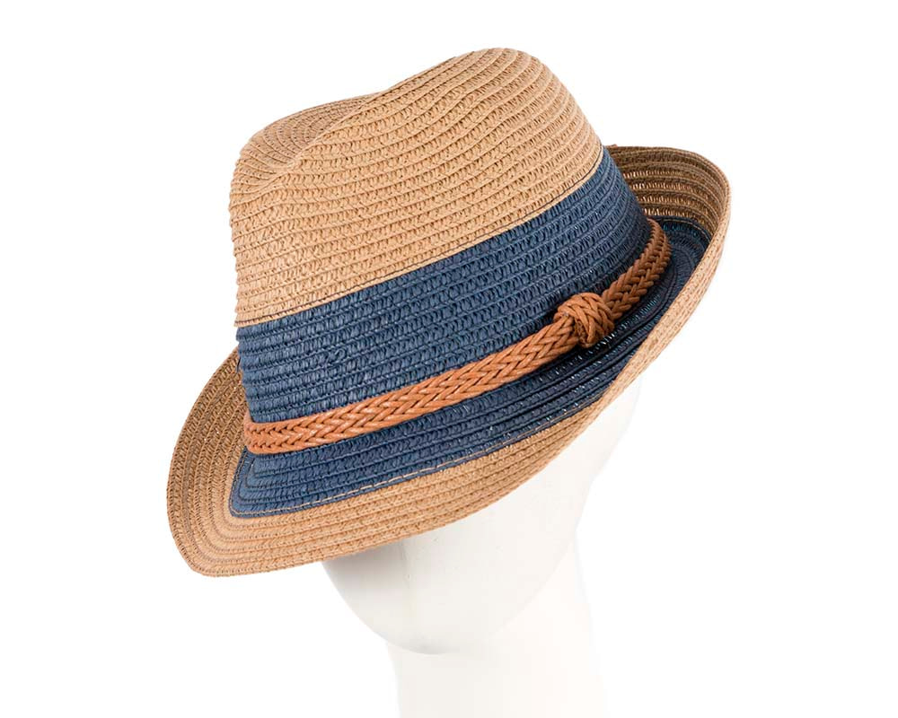 Multicolor Short Brim Fedora Hat Ma75N - Hats From OZ