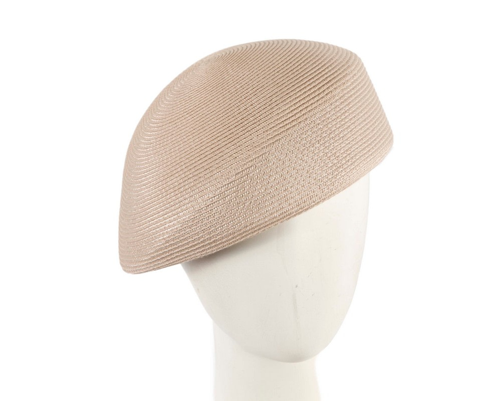 Modern beige beret hat by Max Alexander - Hats From OZ