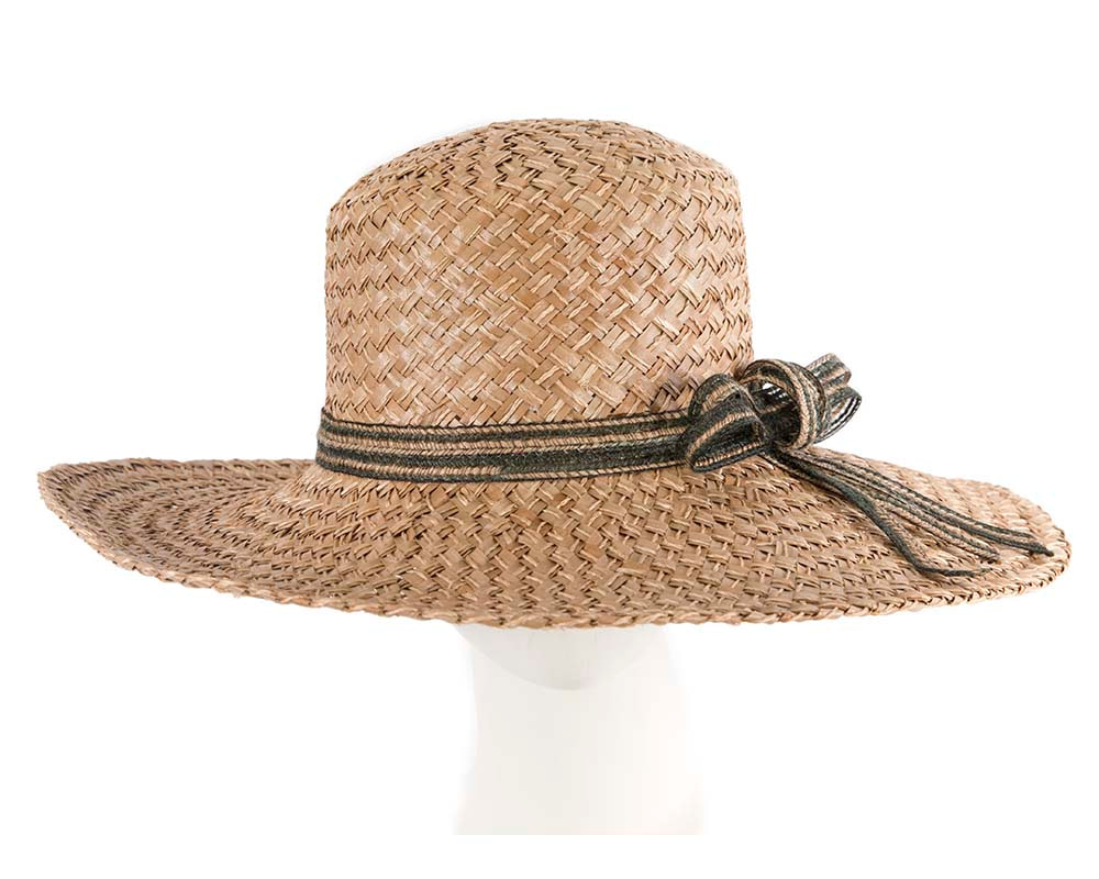 Wide brim straw summer hat - Hats From OZ