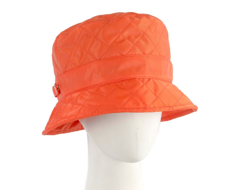 Orange casual weatherproof bucket golf hat - Hats From OZ