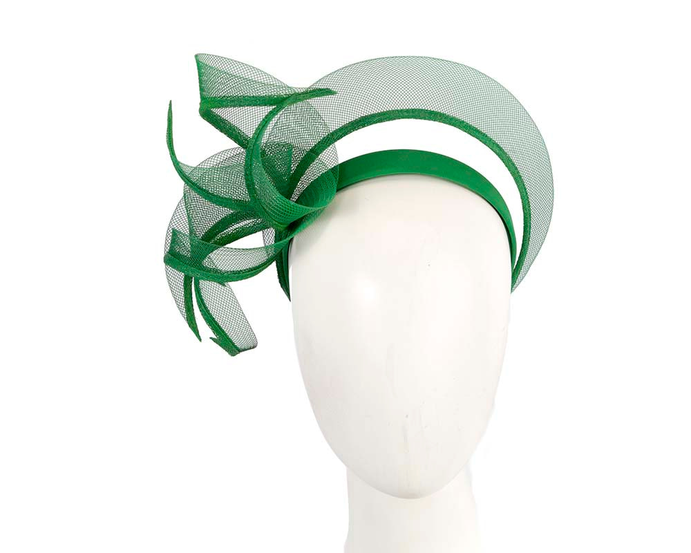 Exclusive green fascinator by Cupids Millinery - Hats From OZ