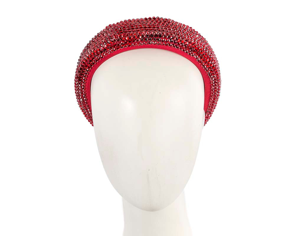 Sparkling red fascinator headband - Hats From OZ