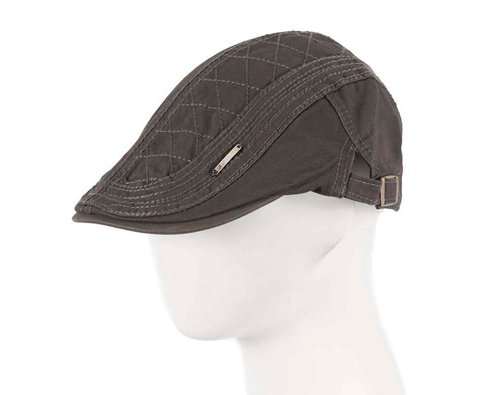 Grey flat cap by Max Alexander - Hats From OZ