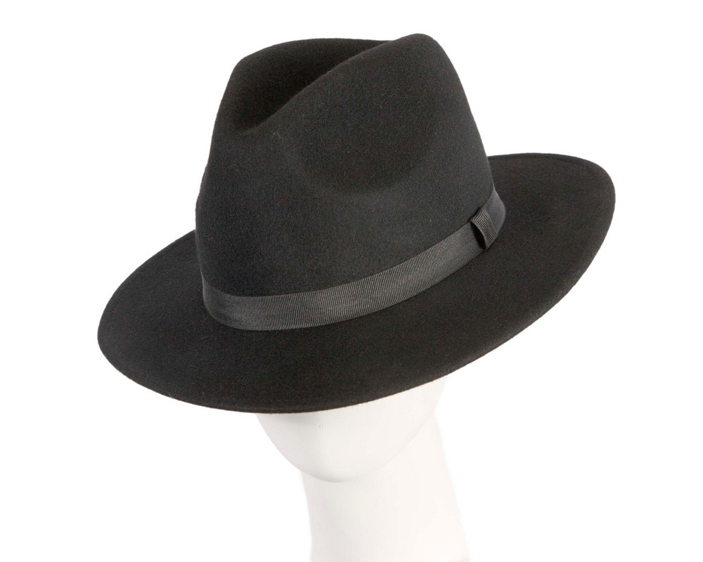 Black Fedora Gangster Hat SP537 - Hats From OZ