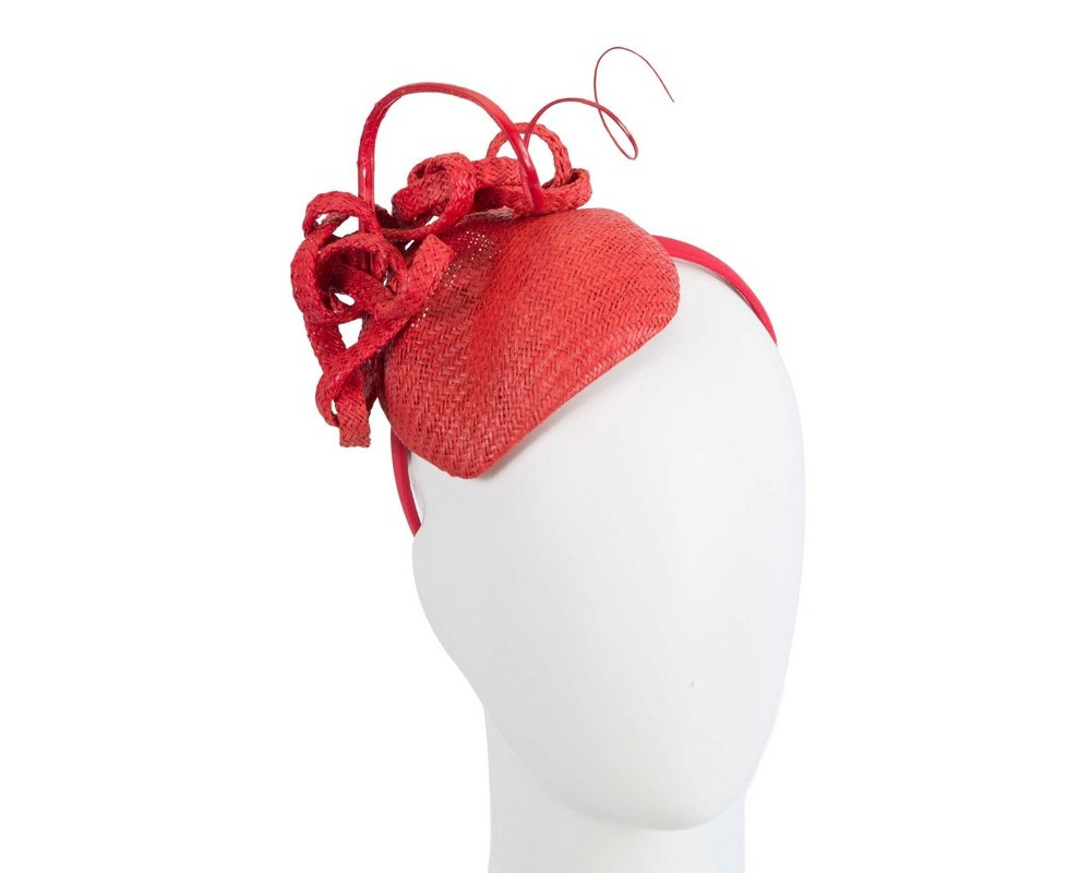 Red heart fascinator by Max Alexander - Hats From OZ