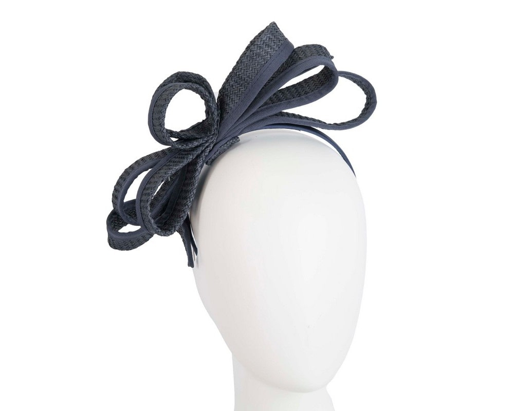 Navy loops fascinator by Max Alexander - Hats From OZ