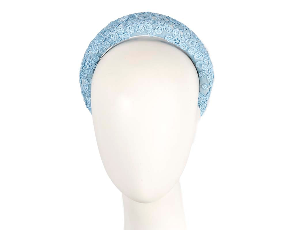 Cupids Millinery blue lace headband - Hats From OZ